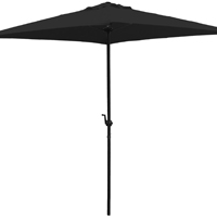Umbrella Square Canopy 6.5ft Blk