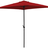 Umbrella Square Canopy 6.5' Red