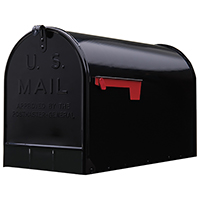 Mailbox #2 Rural Blk 12"x24"