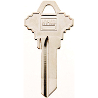 Entrance Padlock Key Blank Brs