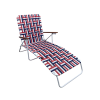 Foldng Web Lounge Chair Red