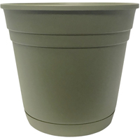 16" Rolled Rim Planter Grn