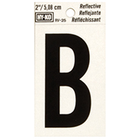 2" Reflective Ltr B