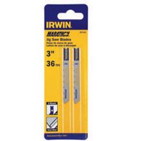 Irwin Jig Saw Blade 3" 36tpi 2pk