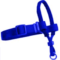 Dog Halter Lrg Blue
