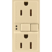 Duplex Gfci Receptacle 125ac Ivo