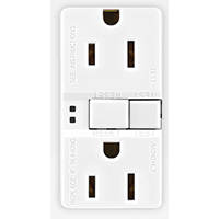 Gfci Receptacle 10pk 15a Wht