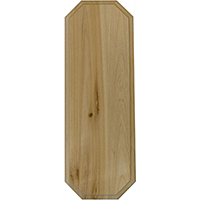 Natural Cedar Address Plaque