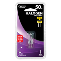 Bulb Halo Bi-pin Clr 50w