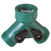 Ls "y" Hose Conn Shut-off Yllw