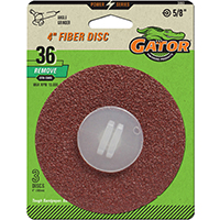 Fiber Disc 4"x5/8" 36grt 3pk