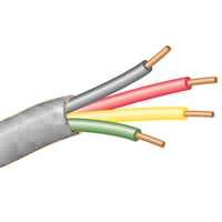 Phone Wire Rnd Gray 24/4 500'