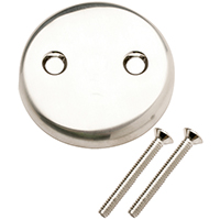Pp Tub Overflow Face Plate Blank