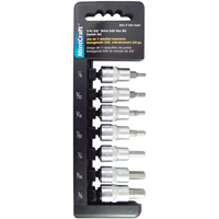 Socket Hex Bit Set 3/8"dr 7pc