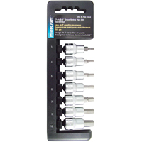 Socket Hex Bit Set 3/8"dr 7pc