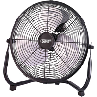 Pz Floor Fan Hi-vel 14" Blk