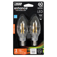 Led B10 E12 Sw 60w Clr 2pk