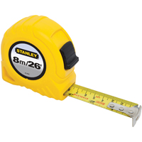 Stanley Tape Rule 1"x26' Yllw