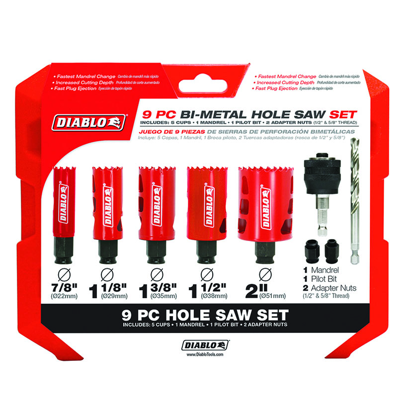 Db Hole Saw Kit 9pc