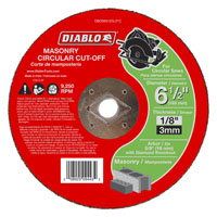 Db Msnry Cir Cut-off Disc 6.5"