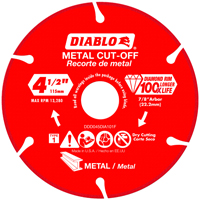 Db Mtl Cut-off Disc Typ1 4.5"