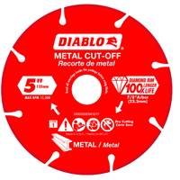 Db Mtl Cut-off Disc Typ 1 5"