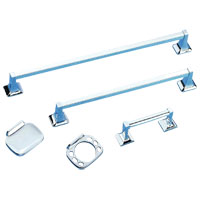 Bh Bath Accessory Set 5pc Chrm