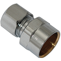 Pp Straight Conn 1/2"x3/8"od