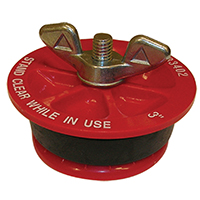 Oatey Test Plug 3" Red