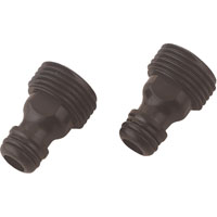 Ls Tap Adapter Male 3/4" Blk 2cd