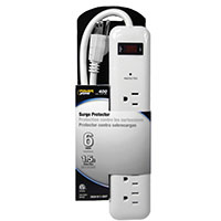 Pz Surge Protect 125v 6-out Wht