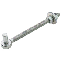 Nh Hook Bolt Full Thread 8" Zn