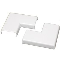 Wire Cnnl Flat Elbow Wht