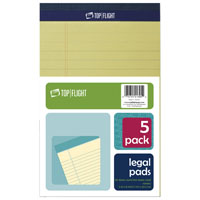 Tf Legal Pad Yllw 5"x8" 5pk