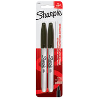 Marker Sharpie Fn Blk 2pk