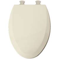 Toilet Seat 19" Bone Plastc