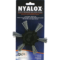 Flap Brush Nylon 4" Gry