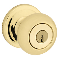 Ks Door Entry Knob 1.75" Brs