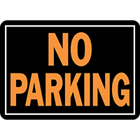 Sign No Parking