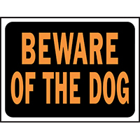 Sign Beware Of The Dog