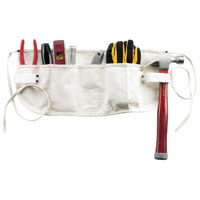 Clc Carpenter Apron 5-pocket Wht