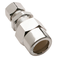 Pp Trans Pipe Union 1/2"x3/8"