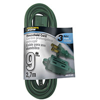 Pz Ext Cord 16/2 Spt-2 9' Grn