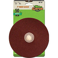 Gator Fiber Disc 7" 50grt 3pk