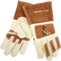 Welding Gloves Xl Brwn/wht