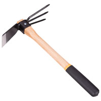 Ls Hoe & Cultivator W/ Grip 14"