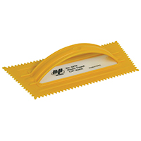 Qlt Plastic Notched Trowel 9.5"