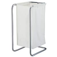Ss Laundry Sorter W/ Bag Chrm