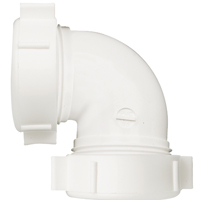 Pp Elbow Couplng 90deg 1.5" Wht