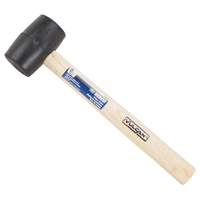 Mallet Rbbr Wood Handle 8oz